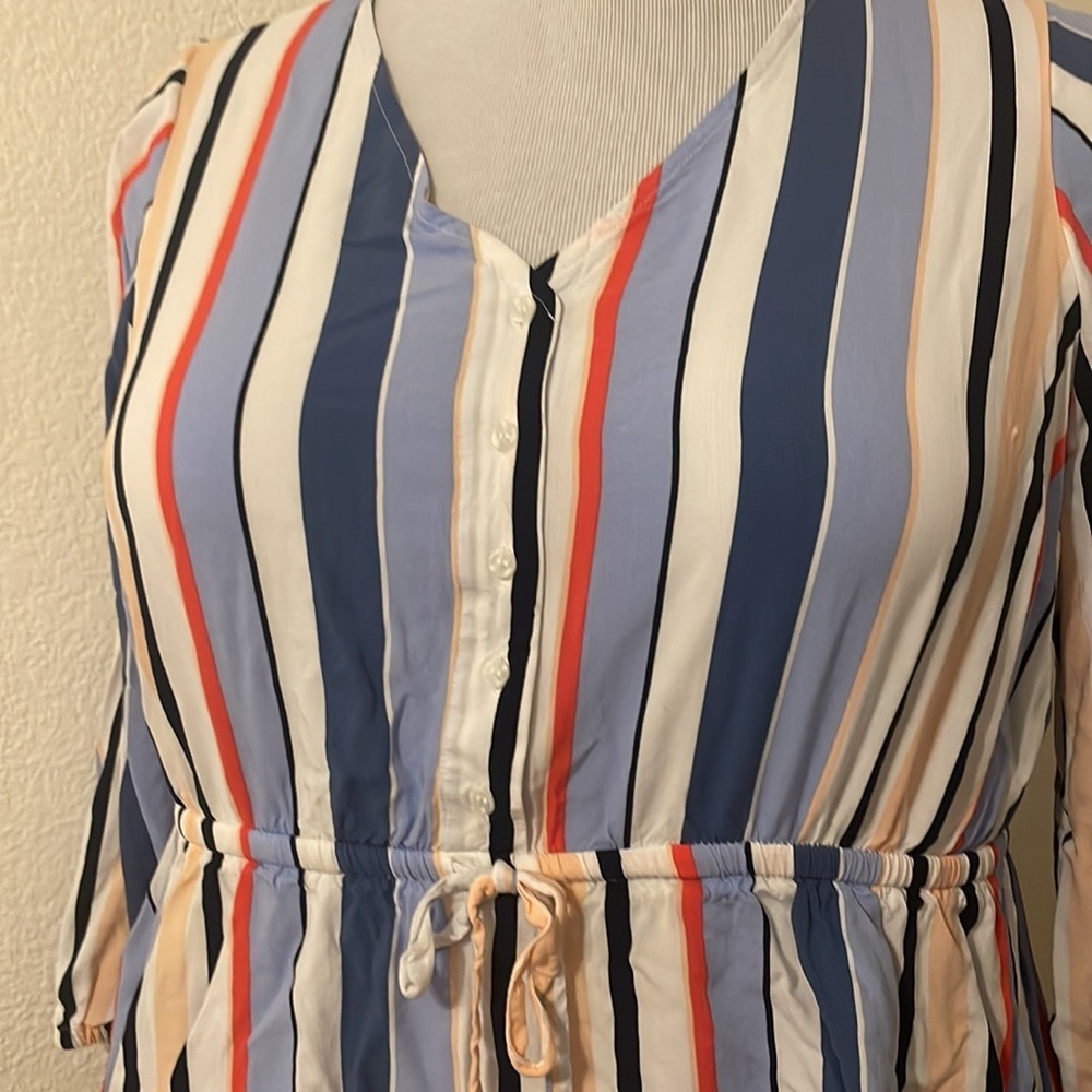 Lane Bryant Striped Blouse Size 18 - Picture 3 of 6